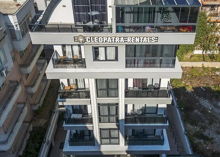 דירה Duplex In Cleopatra, 200 M To The אלאניה