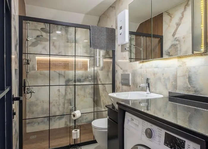 公寓 Duplex In Cleopatra, 200 M To The 阿拉尼亚